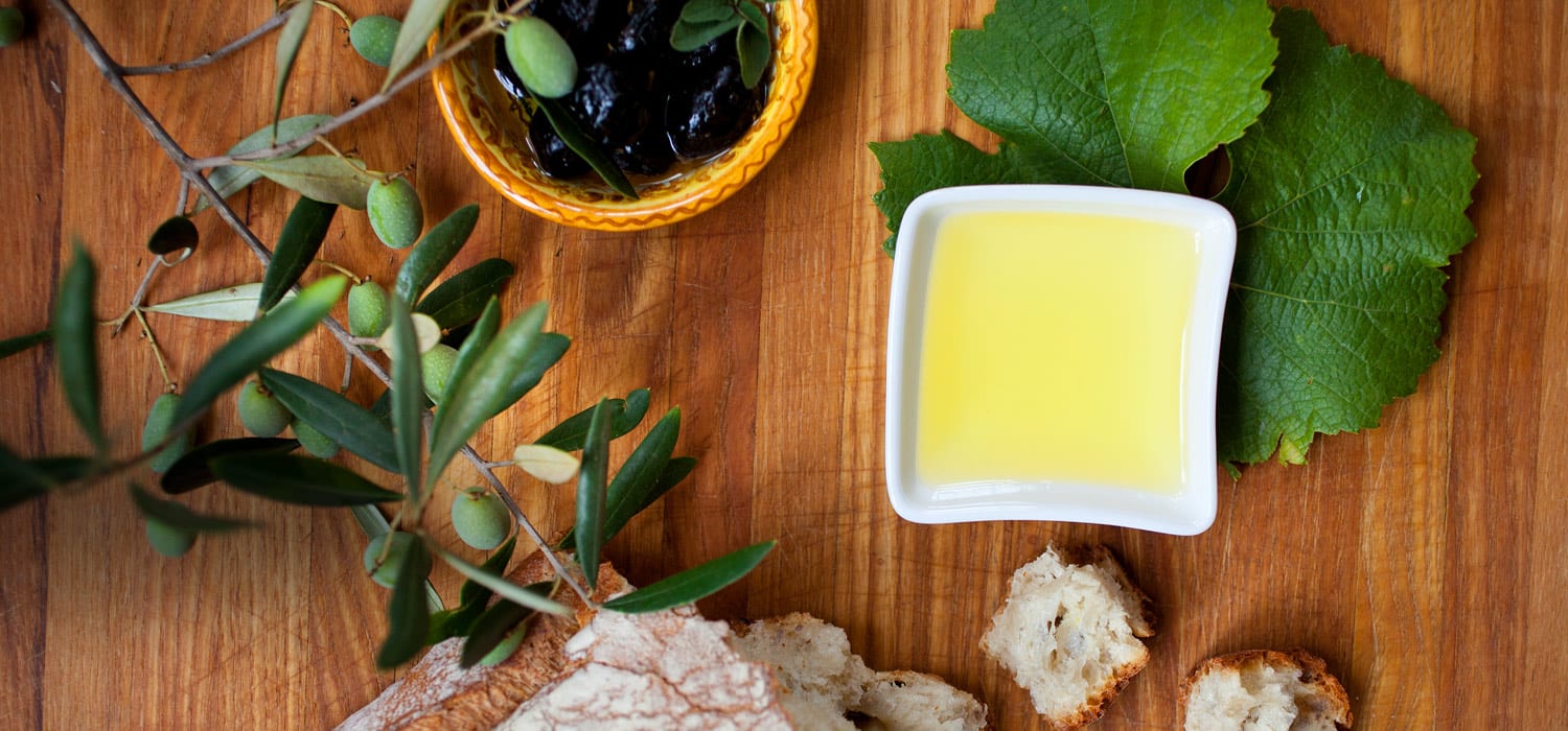 wine food olive oil banner