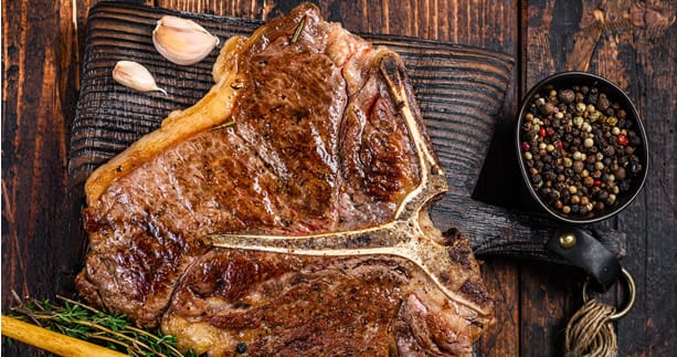 Porterhouse Steak with Garlic Confit| Ferrari-Carano