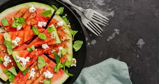 watermelon salad wine pairing recipe