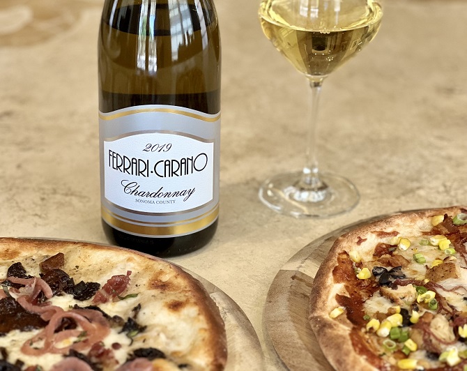 Pizza Chardonnay 670x530