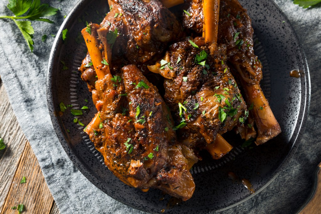 Homemade Braised Lamb Shanks