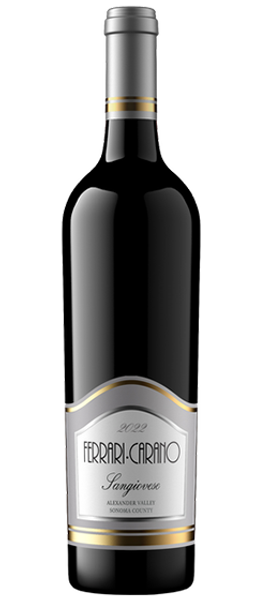 sangiovese 2022 alexander valley bottle shot